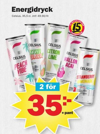 Pekås Energidryck erbjuda