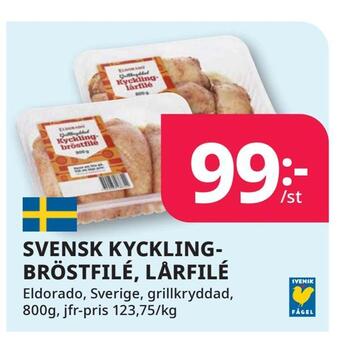 Tempo Svensk kycklingbröstfilé, lårfilé erbjuda