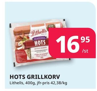 Tempo Hots grillkorv erbjuda