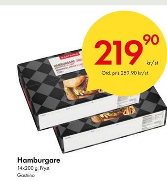 Snabbgross Hamburgare erbjuda