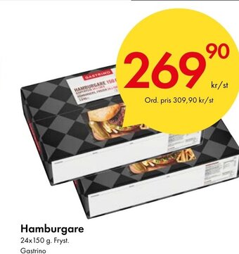 Snabbgross Hamburgare GASTRINO erbjuda