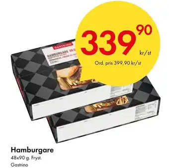 Snabbgross Hamburgare GASTRINO erbjuda