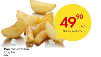 Snabbgross Pommes chateau erbjuda
