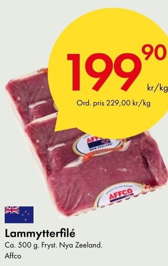 Snabbgross Lammytterfilé erbjuda
