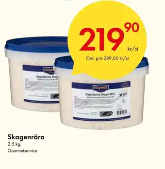 Snabbgross Skagenröra 2,5 kg. Gourmetservice erbjuda