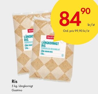 Snabbgross Ris 5 kg. Långkornigt Gastrino erbjuda