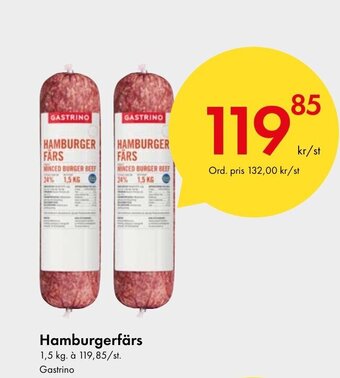 Hamburgerfärs GASTRINO