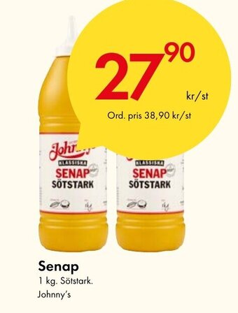 Snabbgross Senap Johnny's erbjuda