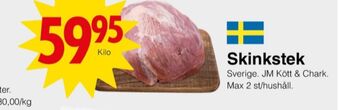 Matöppet Jm chark skinkstek erbjuda