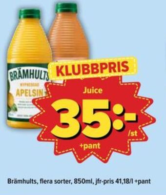 Östenssons Brämhults juice erbjuda