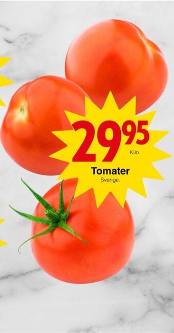 Matöppet Lätta tomater erbjuda