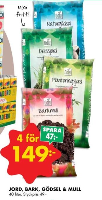 ÖoB Odla plantjord erbjuda