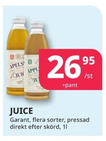 Tempo Garant juice erbjuda