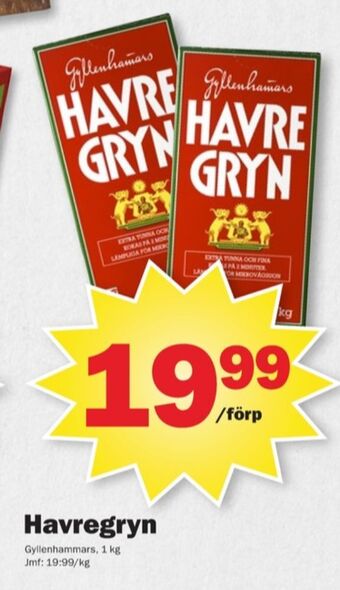 Pekås Gyllenhammars havregryn erbjuda