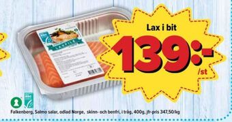 Östenssons Falkenberg seafood laxfilé erbjuda