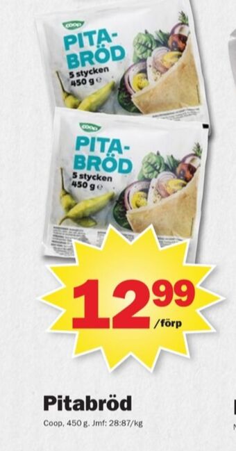 Pekås Coop pitabröd erbjuda