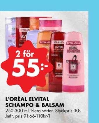 ÖoB Elvital balsam erbjuda