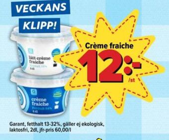Garant crème fraiche