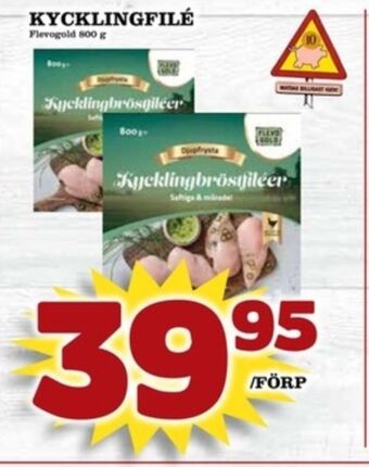 Matdax Flevogold kycklingfilé erbjuda