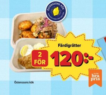 Östenssons Östenssons färdigrätter erbjuda