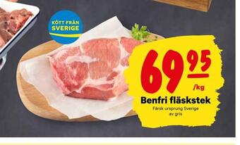 City Gross Benfri fläskstek erbjuda