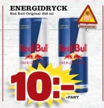 Matdax Red bull energidryck erbjuda