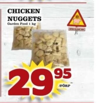 Matdax Garden food kycklingnuggets erbjuda