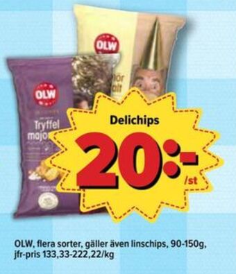 Östenssons Olw chips erbjuda
