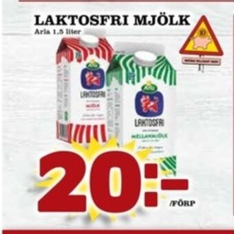 Matdax Arla mjölk erbjuda