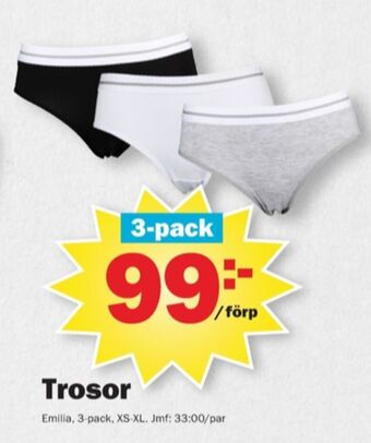 Pekås Emilia trosor erbjuda