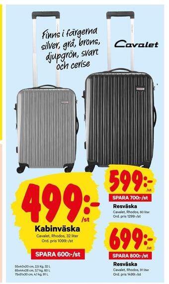 City Gross Resväska erbjuda