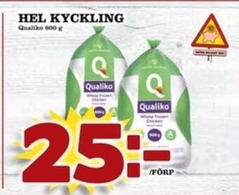 Matdax Qualiko kyckling erbjuda