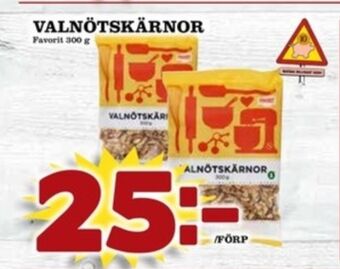 Matdax Favorit valnötter erbjuda