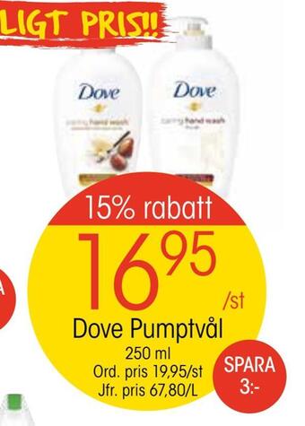 EKO Dove pumptvål erbjuda