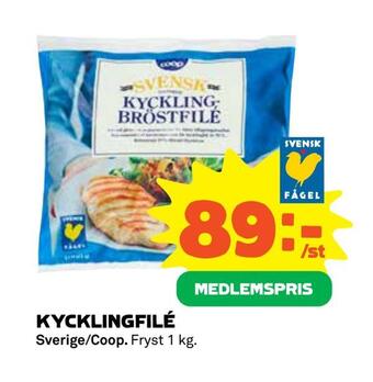 Coop Konsum Kycklingfilé erbjuda