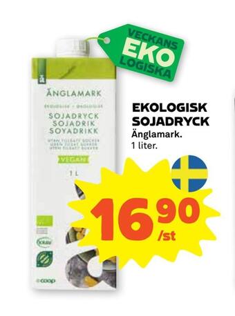 Stora Coop Ekologisk sojadryck erbjuda