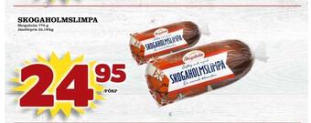 Supergrossen Skogaholmslimpa erbjuda