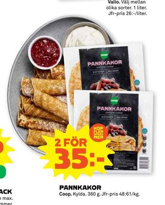 Stora Coop Pannkakor erbjuda