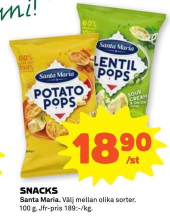 Stora Coop Snacks erbjuda