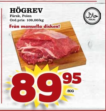 Supergrossen Högrev erbjuda