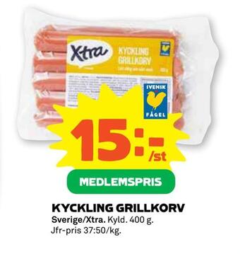 Stora Coop Kyckling grillkorv erbjuda