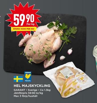 Willys Hel majskyckling erbjuda