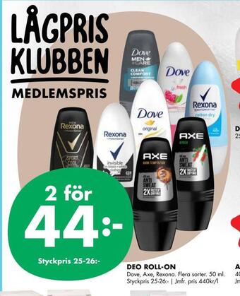 ÖoB Deo roll-on erbjuda