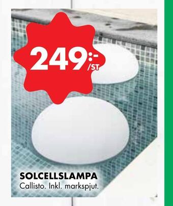 ÖoB Solcellslampa erbjuda