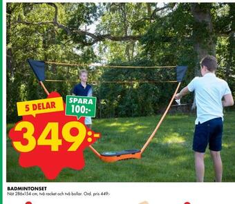 ÖoB Badmintonset erbjuda