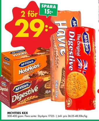 Mcvities kex