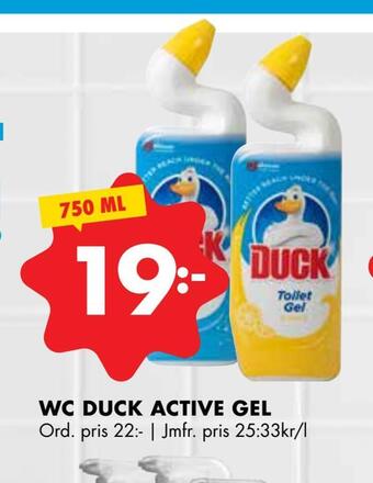 ÖoB Wc duck active gel erbjuda