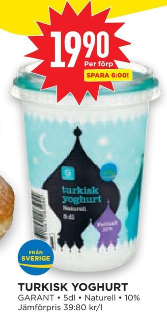 Willys Hemma Turkisk yoghurt erbjuda