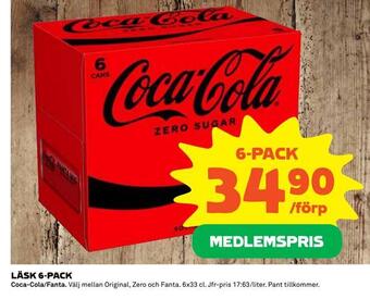 Coop Läsk 6-pack erbjuda