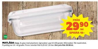 Coop Matlåda erbjuda